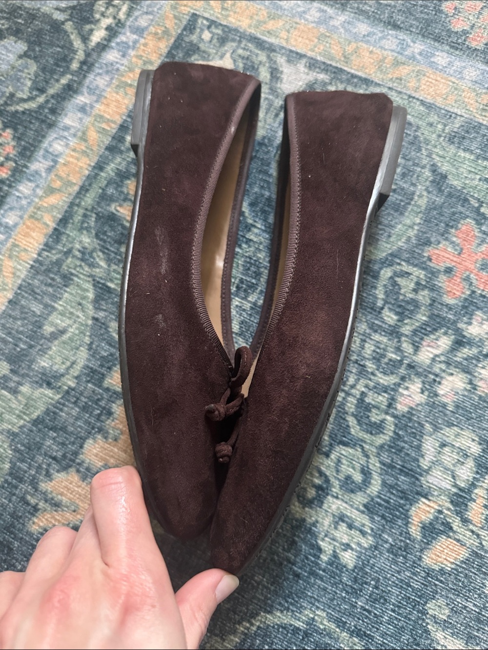 Sam Edelman Suede Ballet Flats - Picture 6 of 8